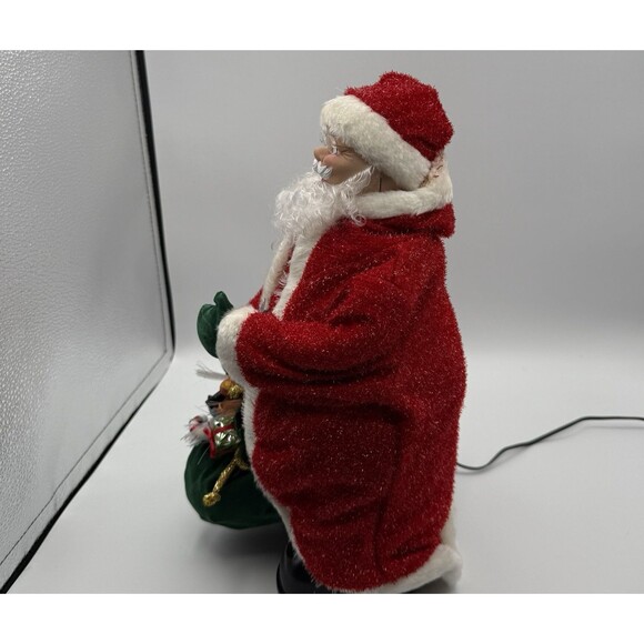 Vtg Avon Fiber Optic Santa Claus 14" Musical Light Up Christmas Figurine Video - Picture 16 of 16